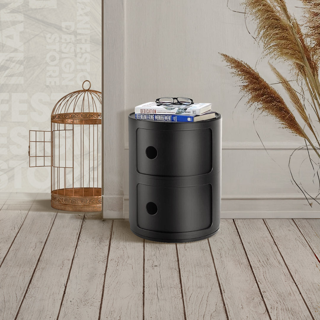 Componibili MAT 2 elementos Negro, Kartell